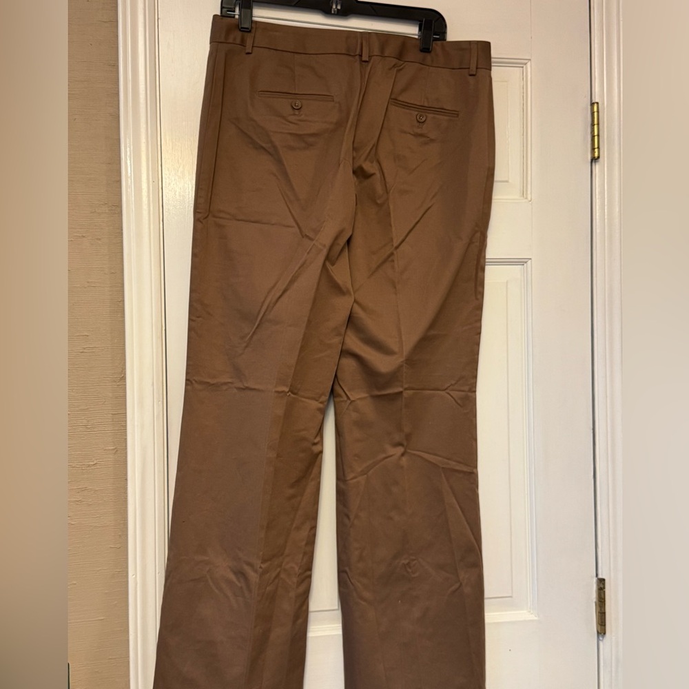 Express Tan Wide-Leg Pants - Picture 2 of 8